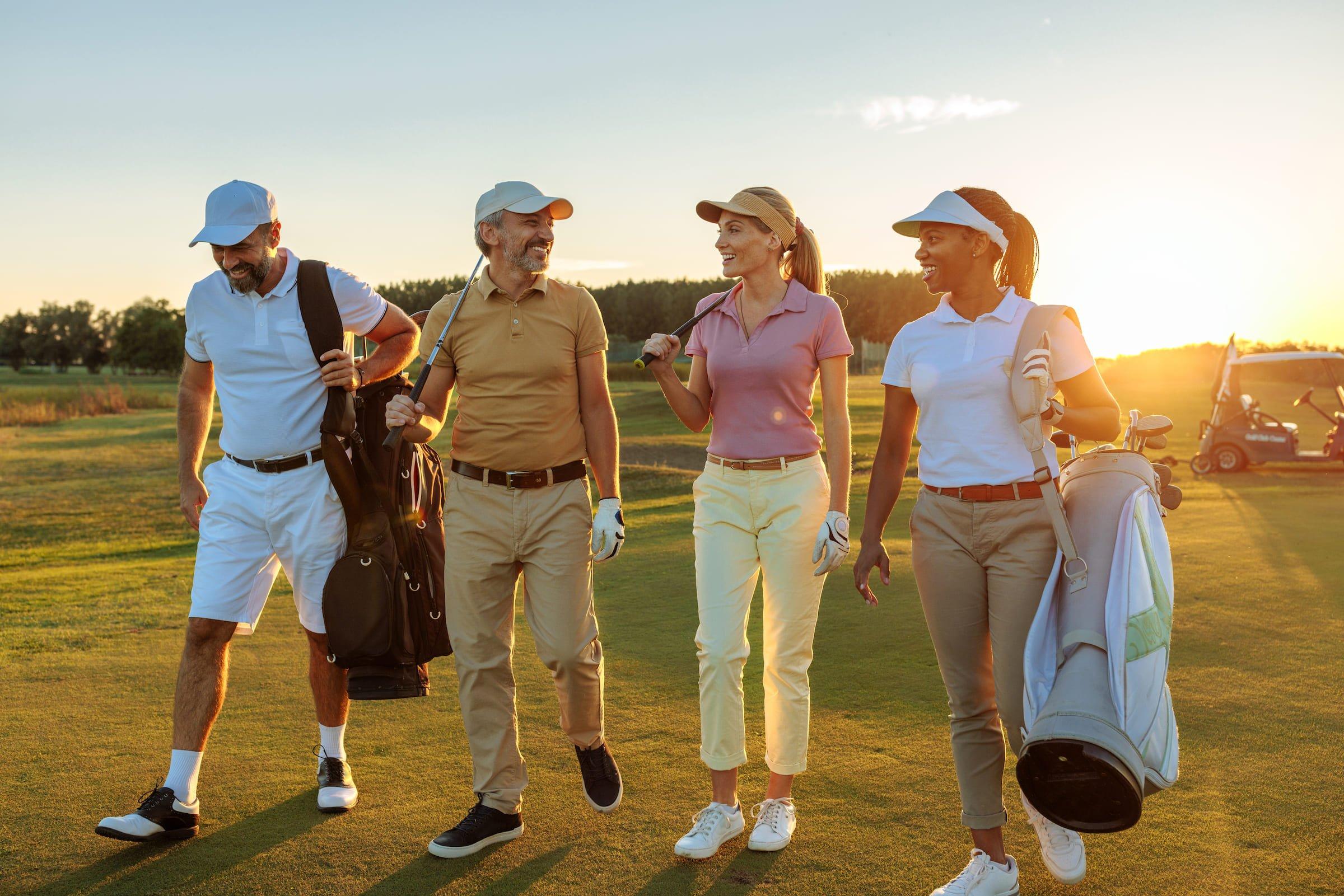 A group of golfers at Black Desert Golf Course
