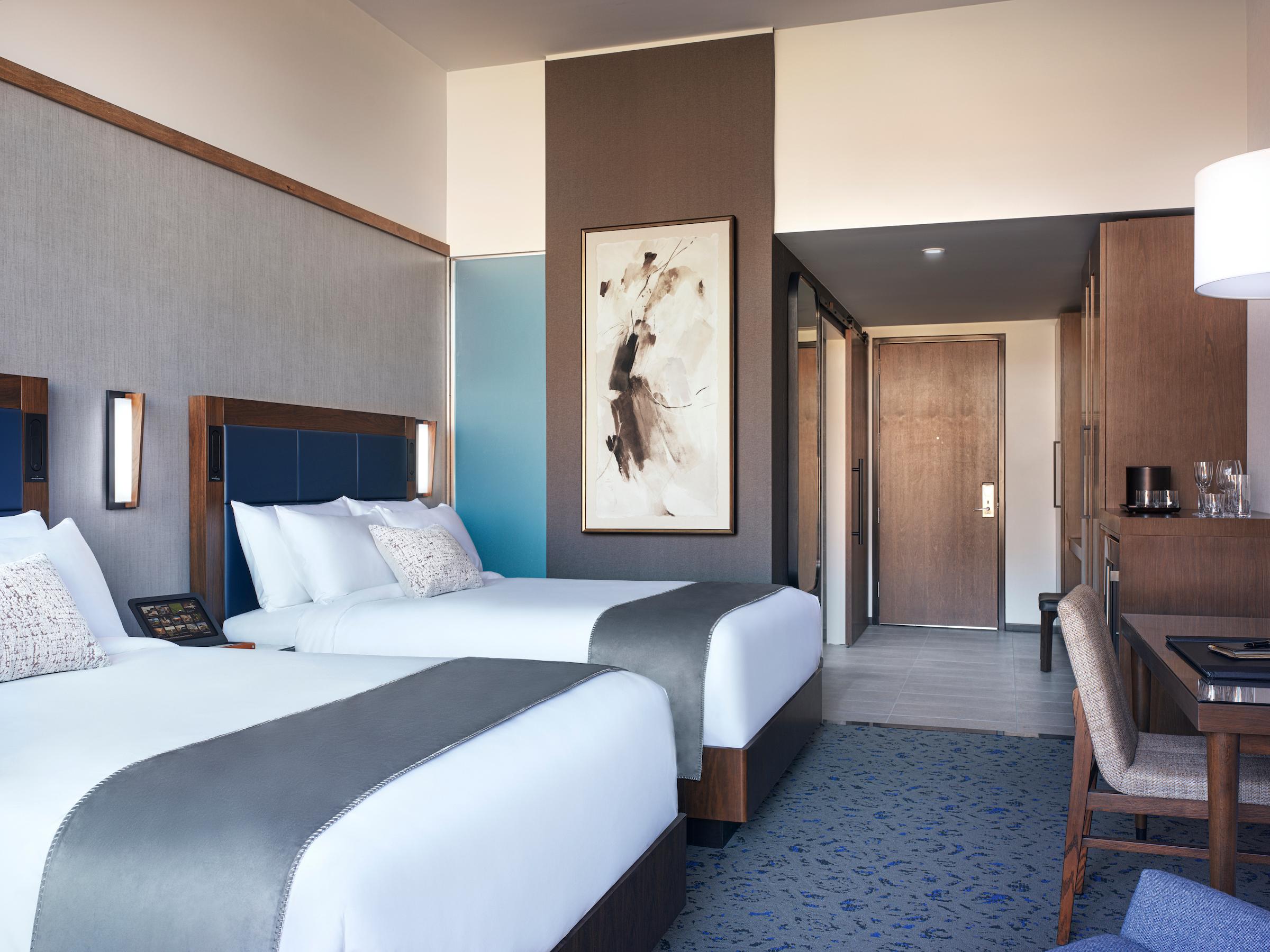 2 queen bedroom at Black Desert Resort