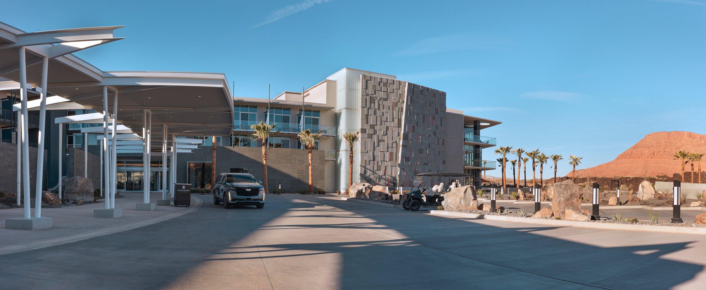 Valet parking at Black Desert Resort