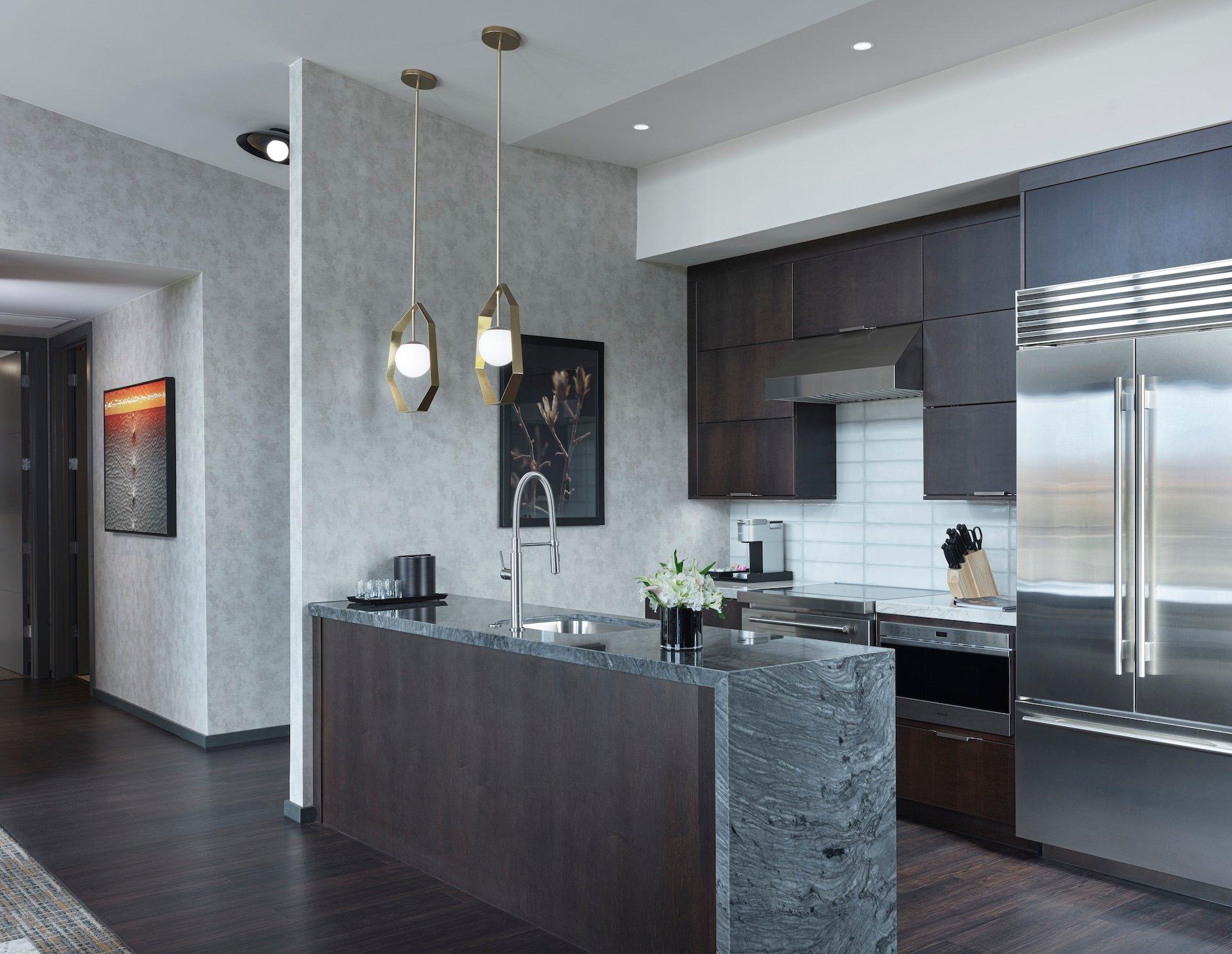 interior kitchen of 2 bedroom suite