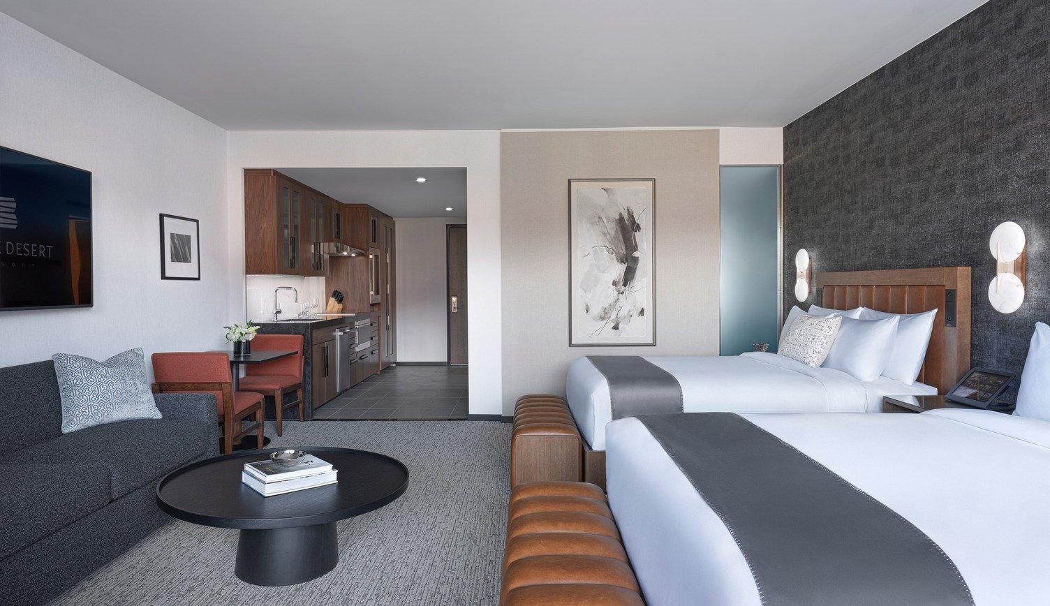 The interior of the Resort Hotel Studio Queen