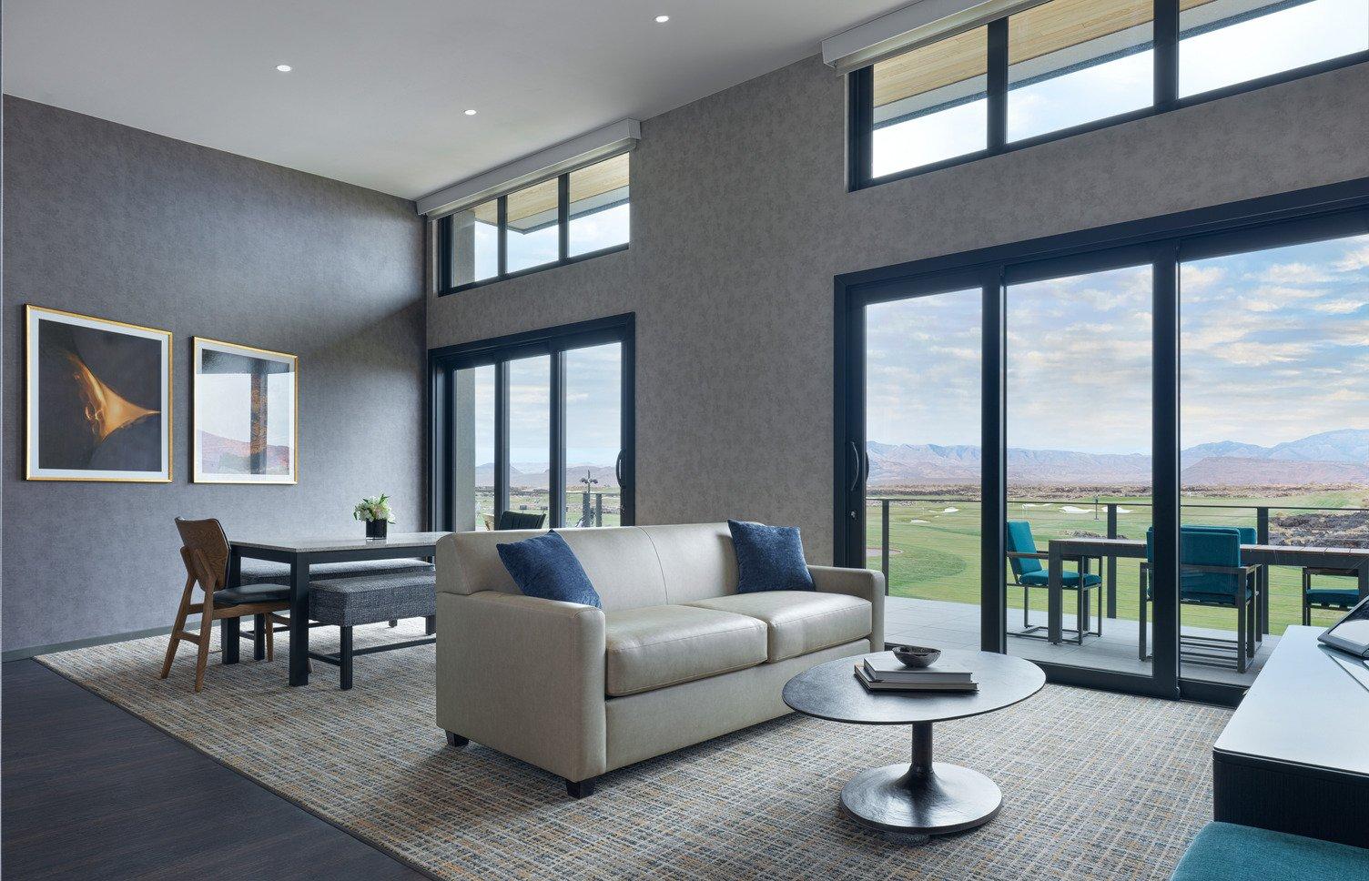 terrace living room area