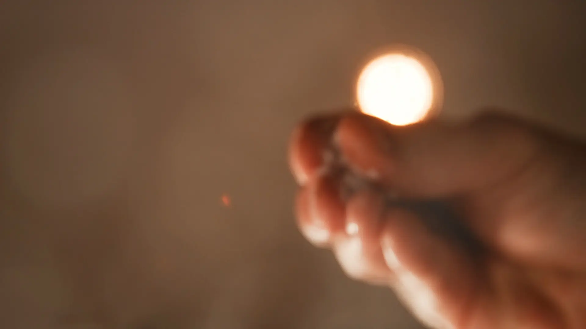 A hand holding some ingredients