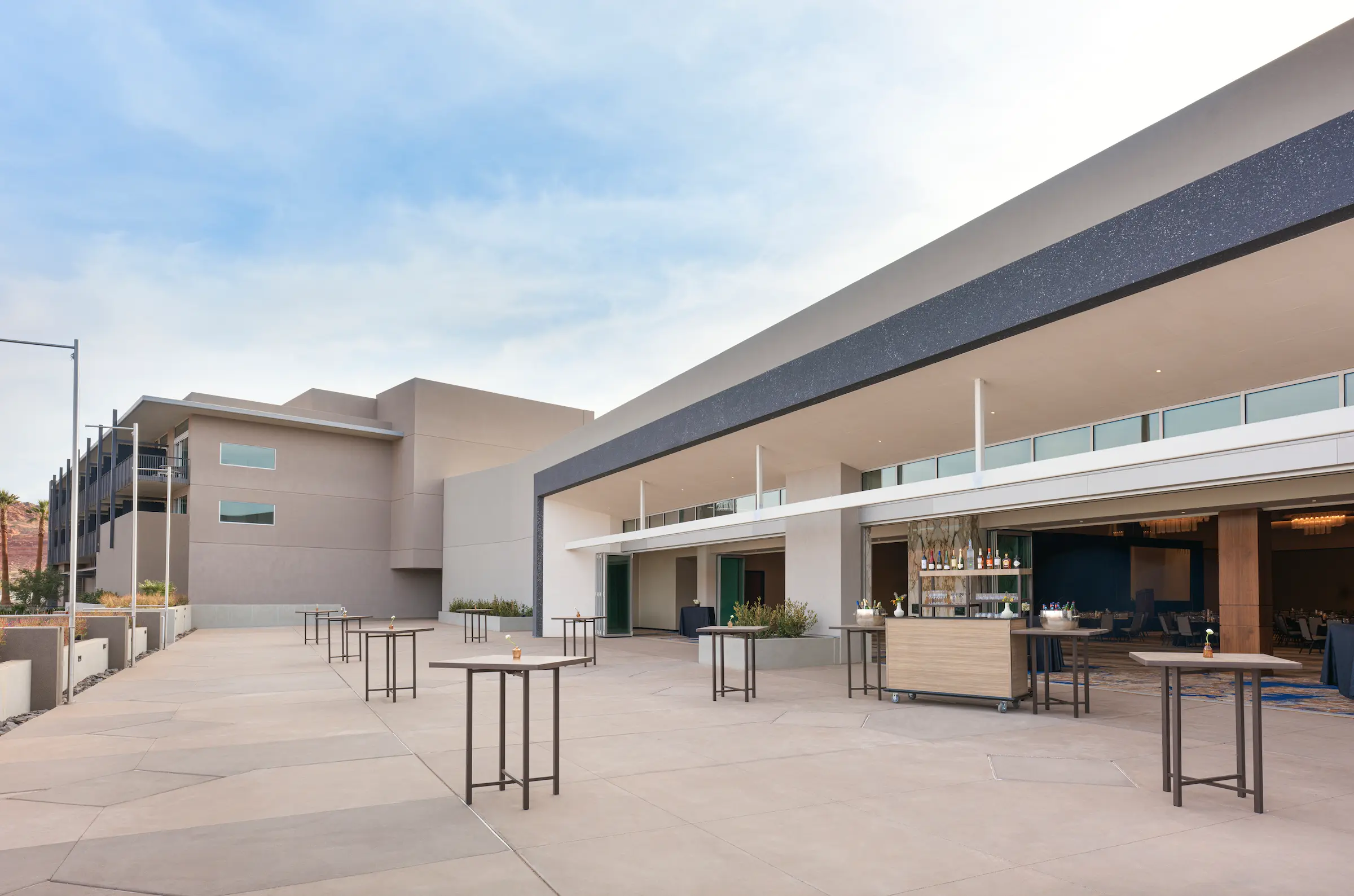 The North Terrace venue at Black Desert Resort